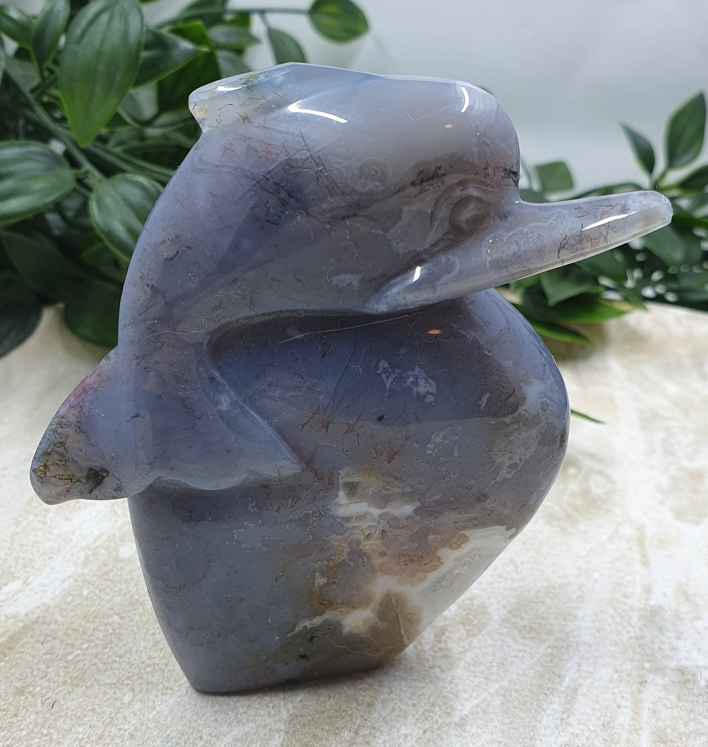 Druzy Agate Dolphin #2