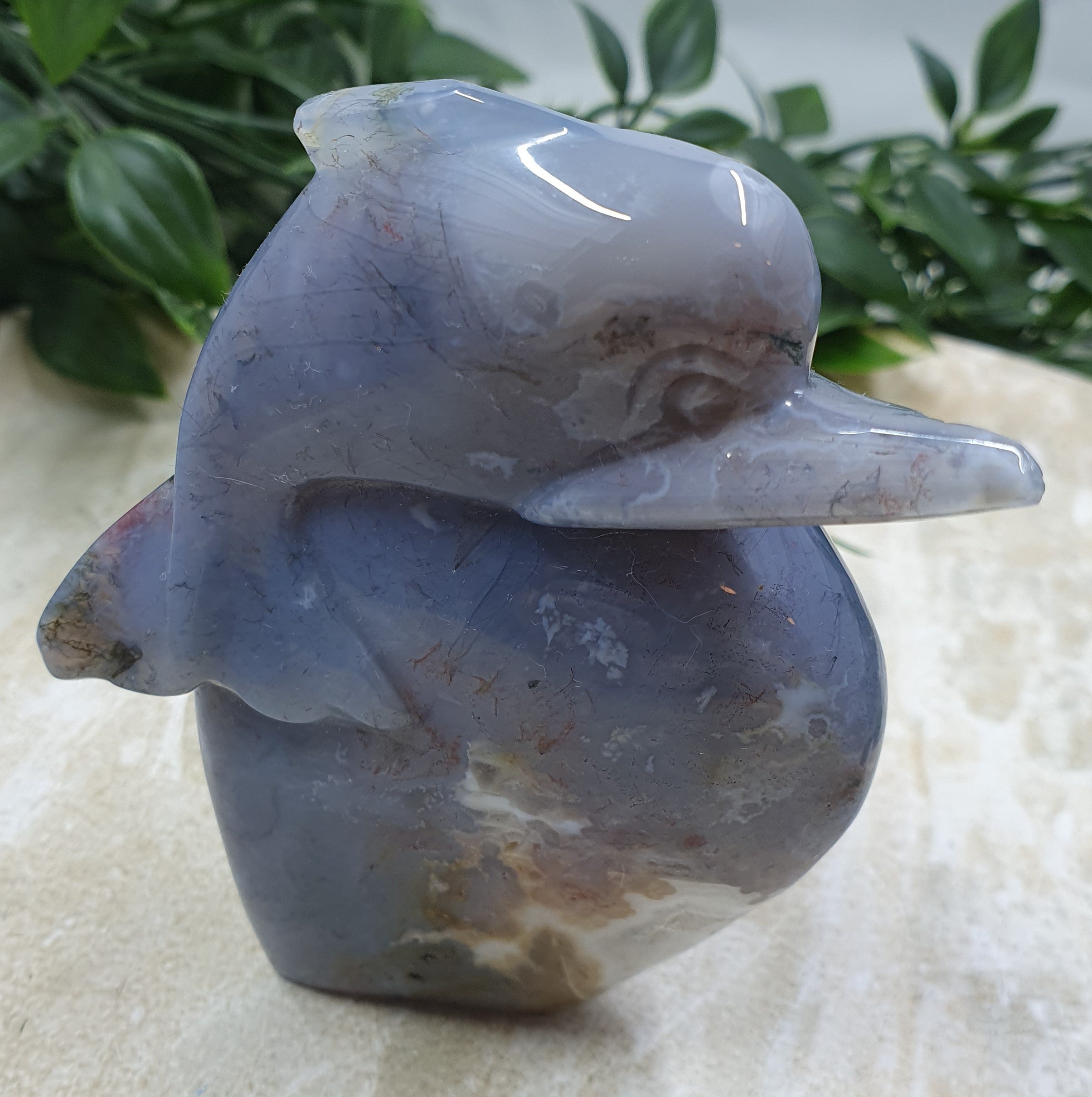 Druzy Agate Dolphin #2