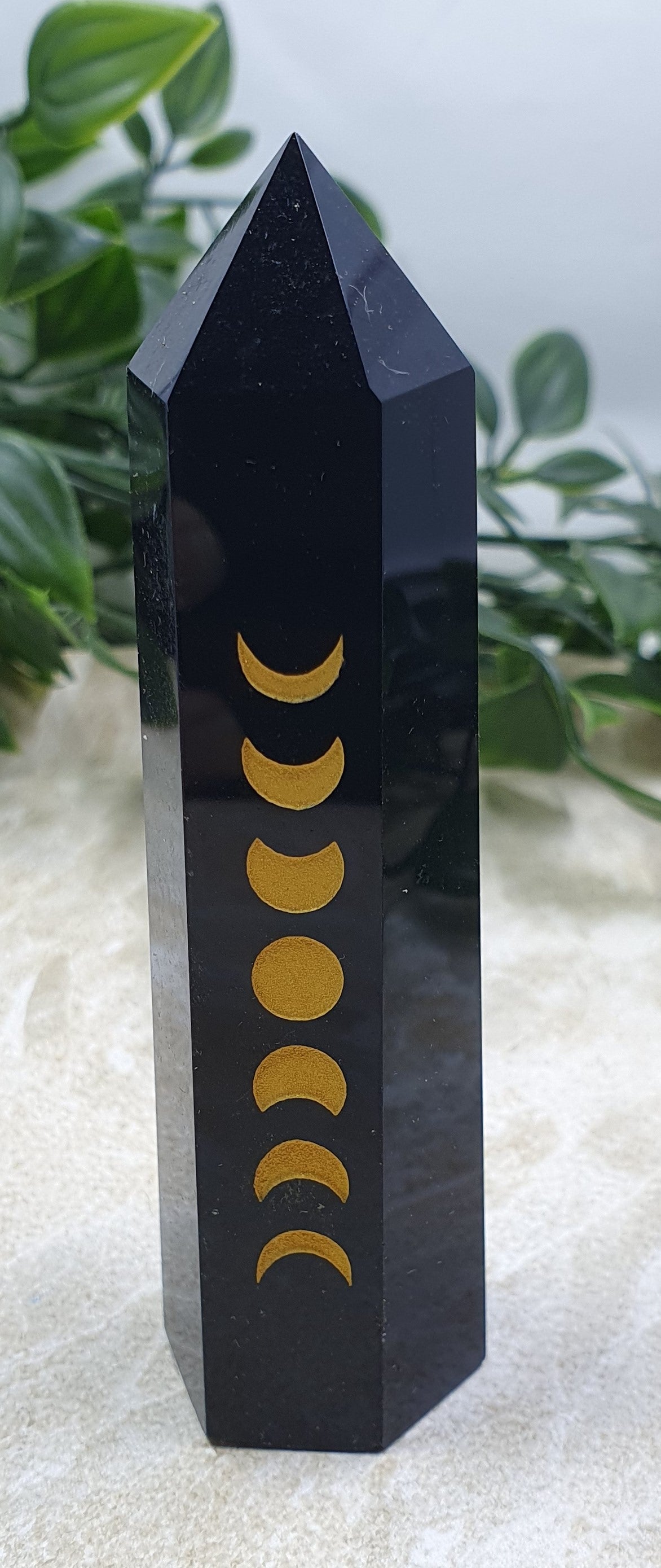 Black Obsidian Moon Phase Point #2