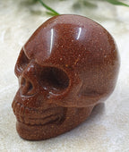 Gold Sandstone Skull