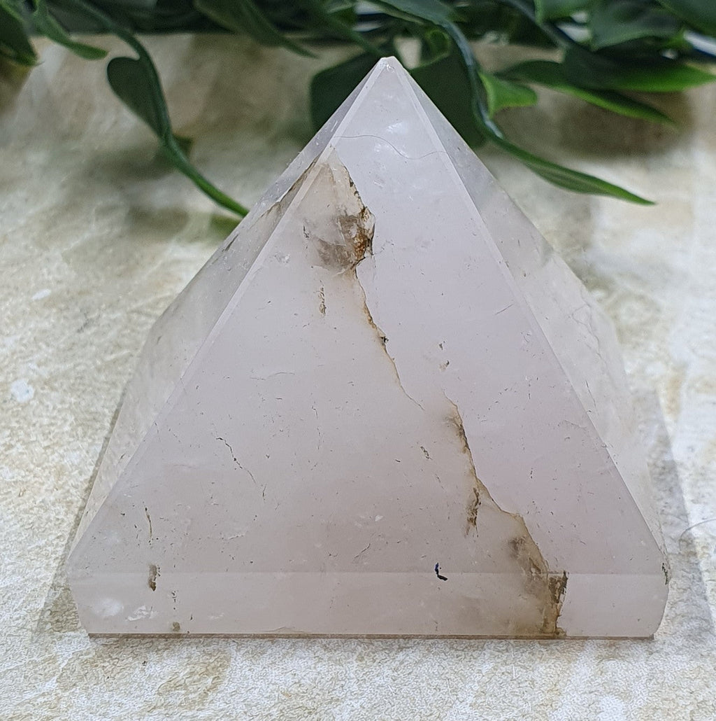 Rose Quartz Pyramid #2