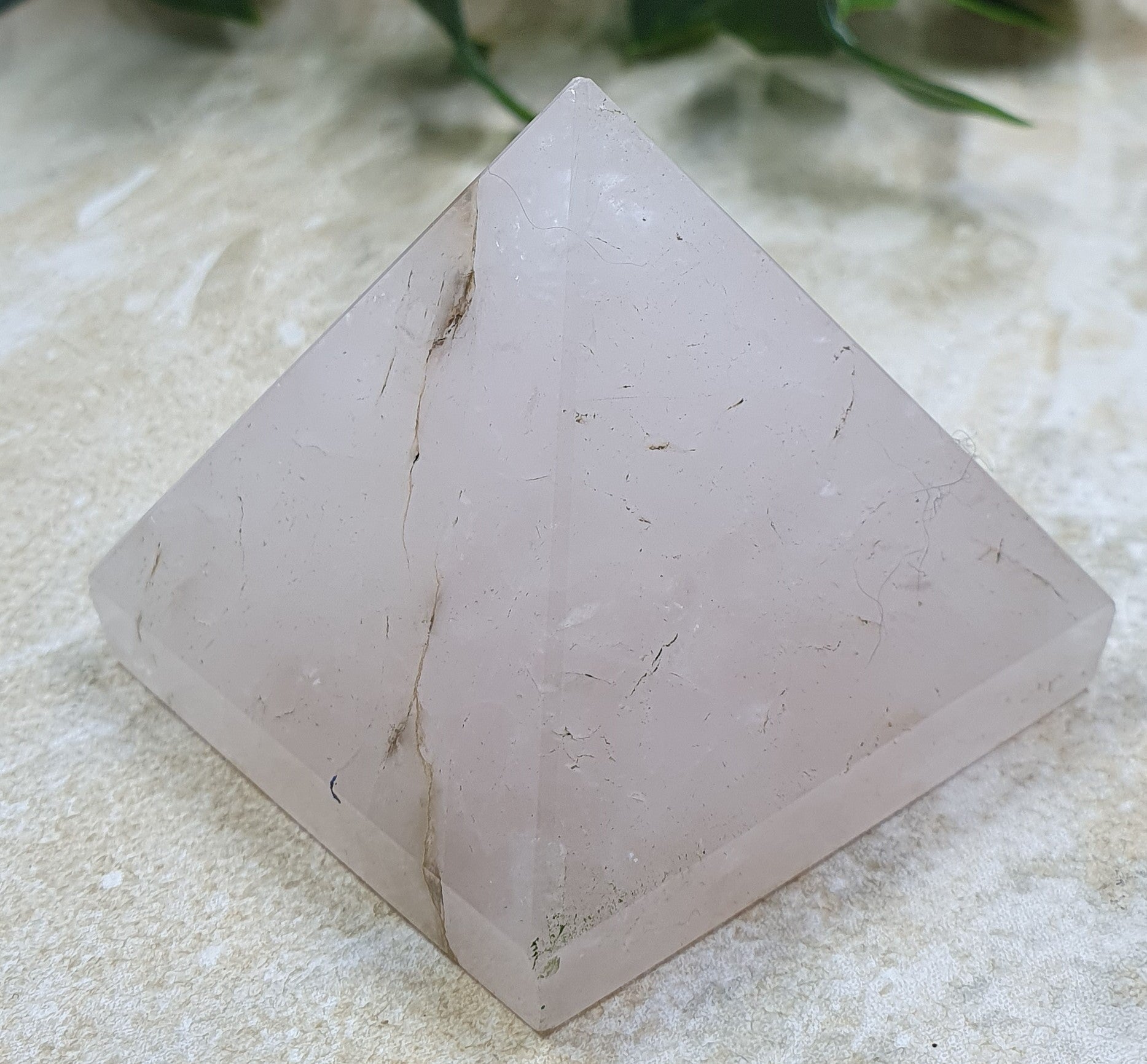 Rose Quartz Pyramid #2