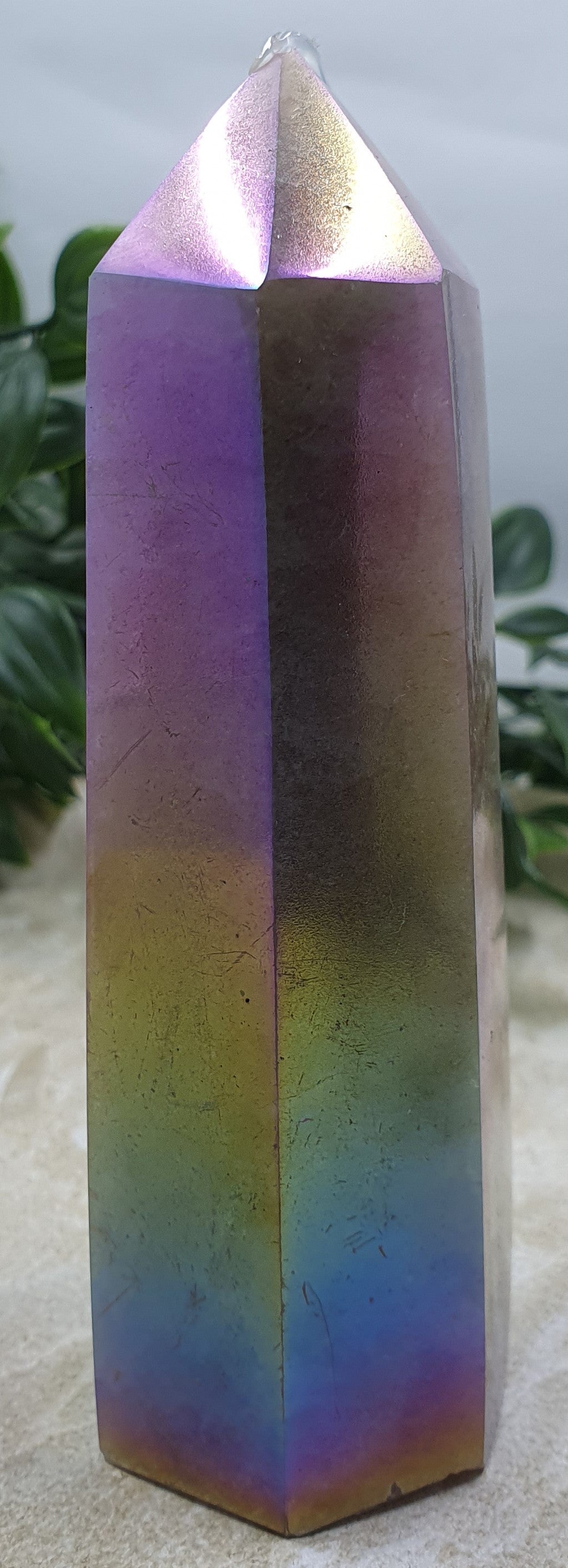 Aura Rose Quartz Point #1