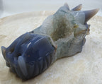 Druzy Agate Dragons Head #3
