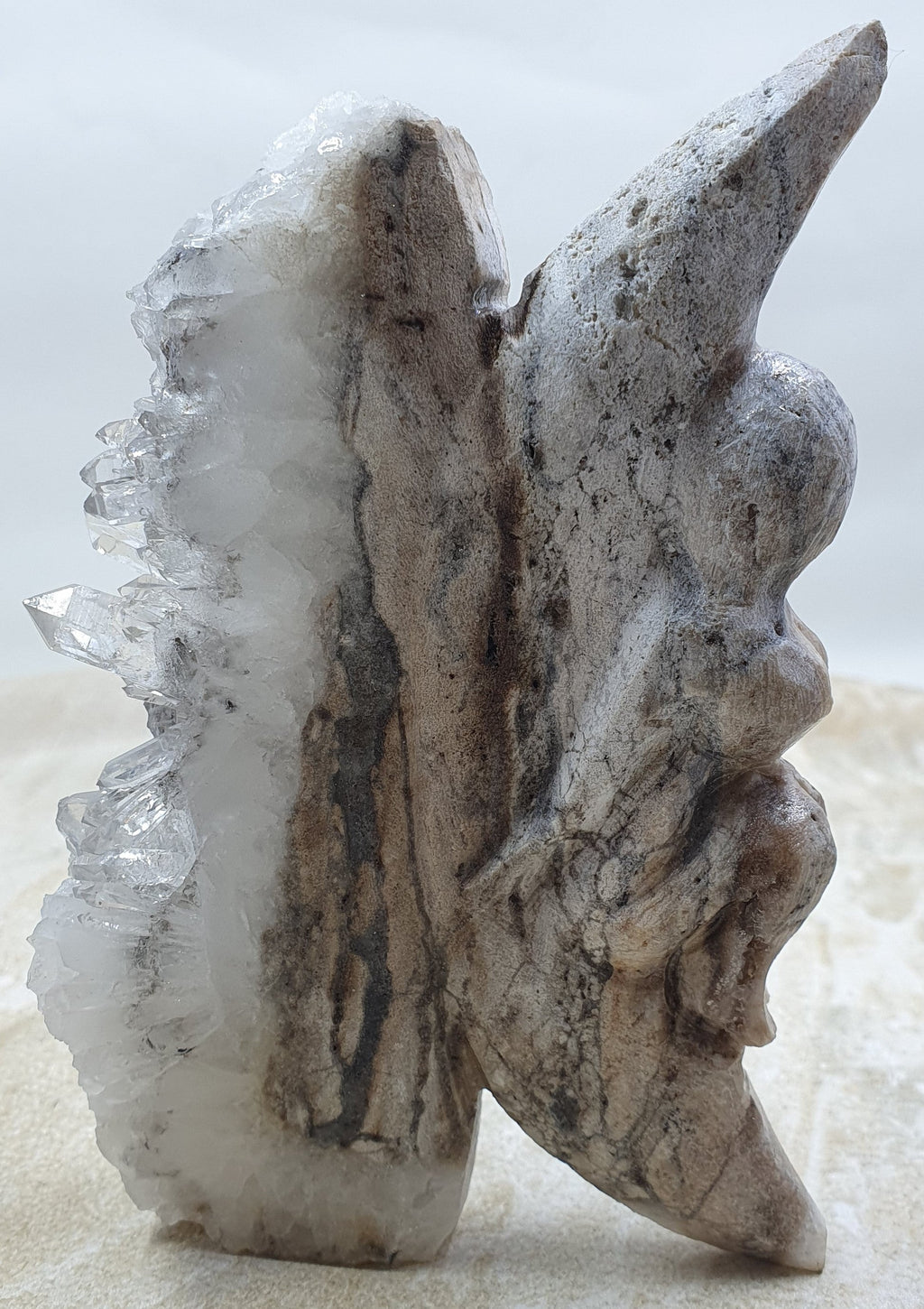 Clear Quartz Angel Carving #5