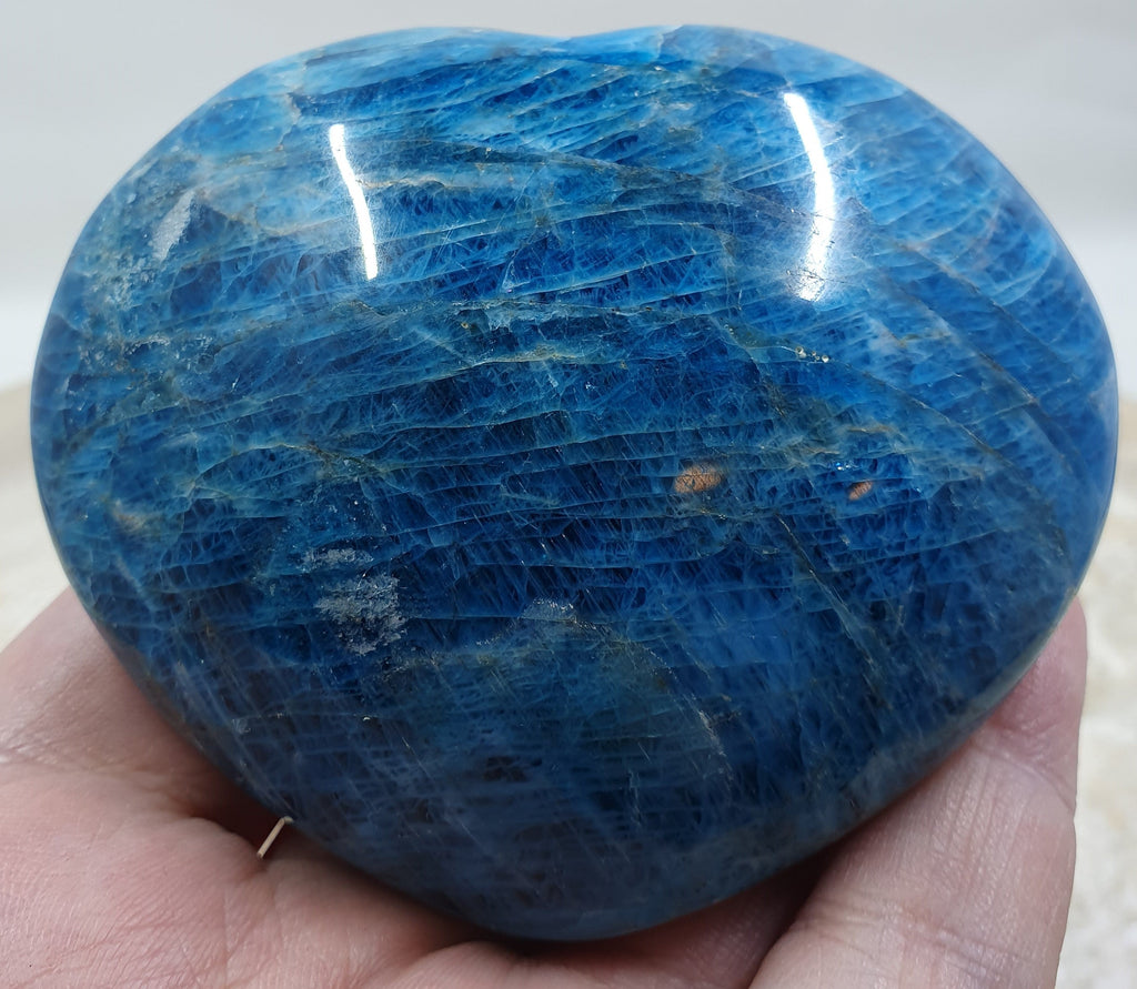 Blue Apatite Heart #6