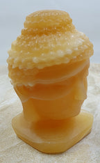 Orange Calcite Buddha Head
