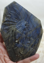 Labradorite Indian Carving