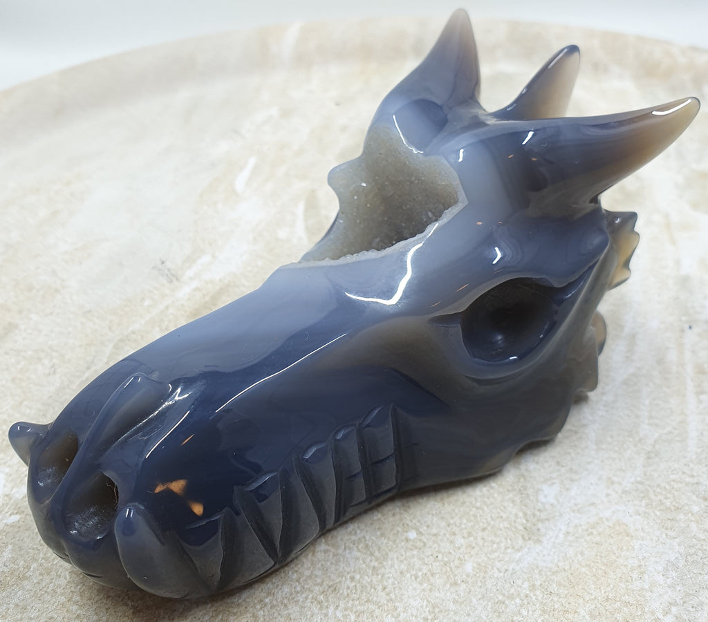 Druzy Agate Dragons Head #5