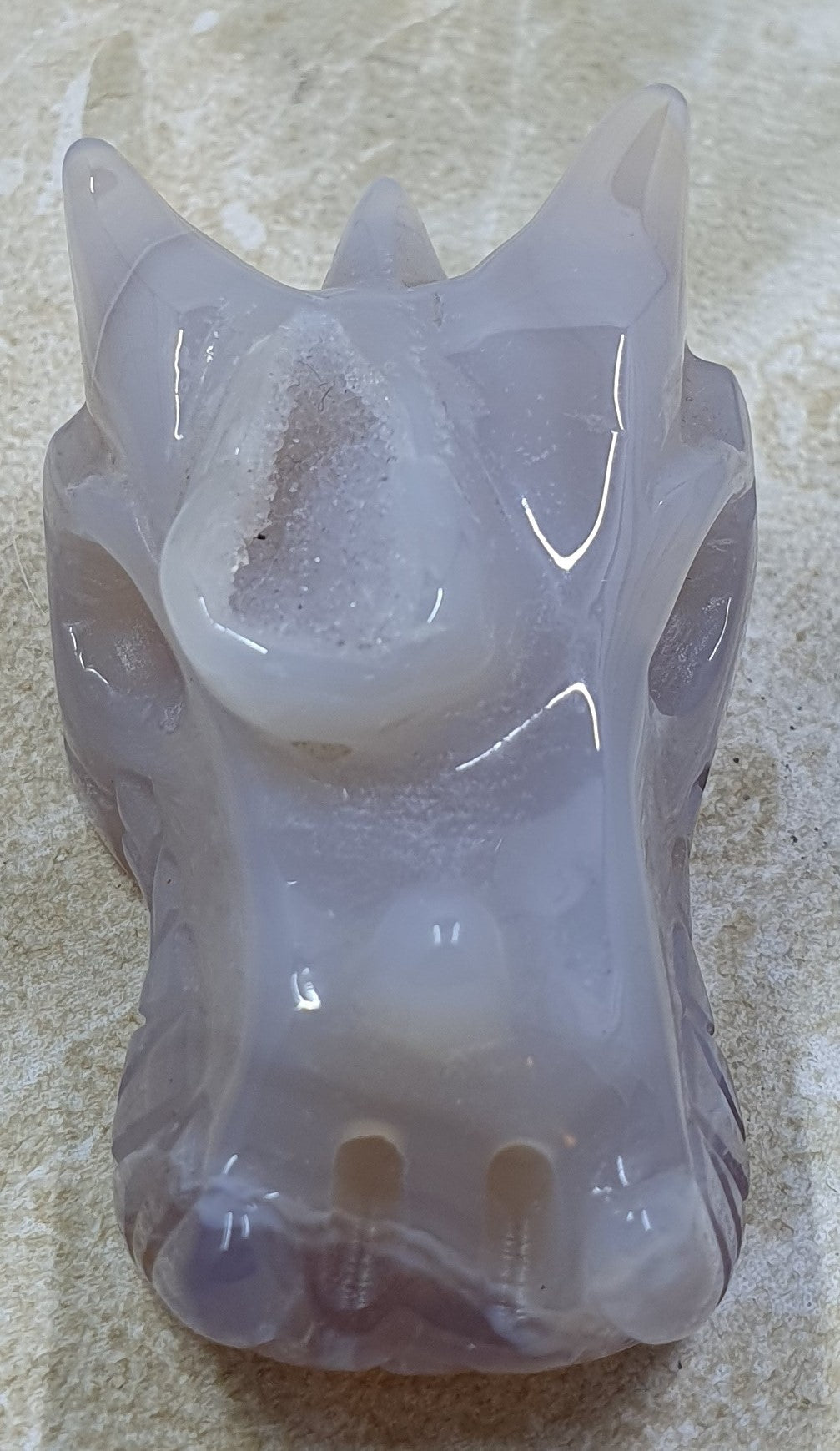 Druzy Agate Dragons Head #6