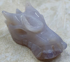Druzy Agate Dragons Head #6