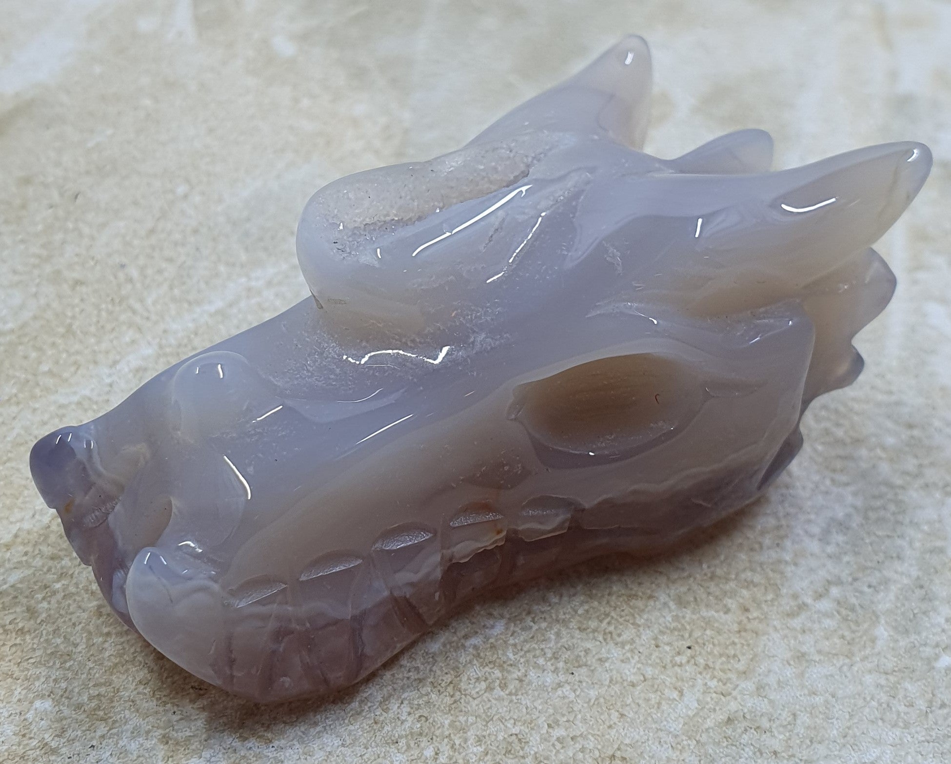 Druzy Agate Dragons Head #6