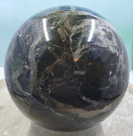 Green Onyx Sphere #1