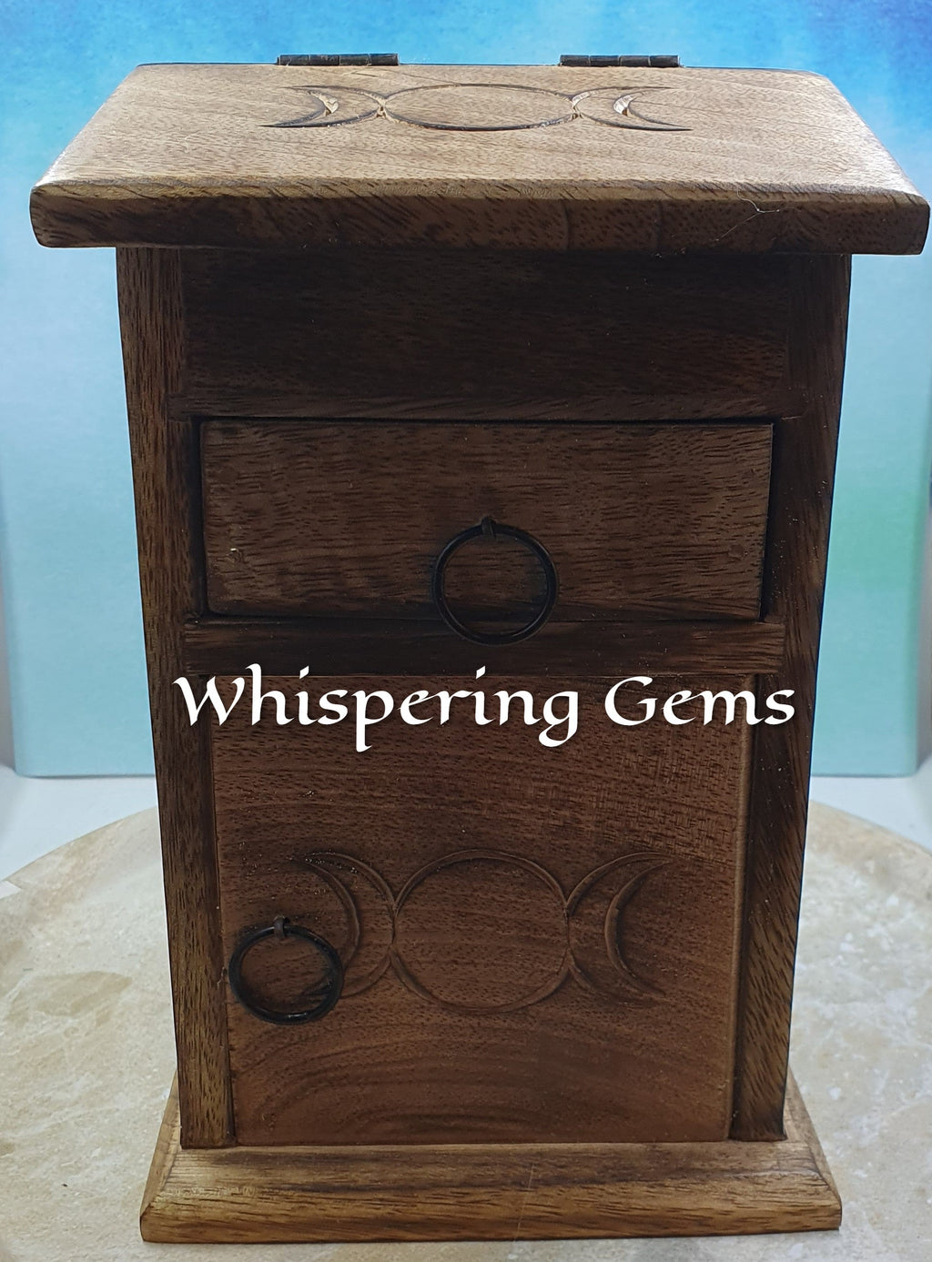 Almirah 3 Drawer Triple Moon Chest