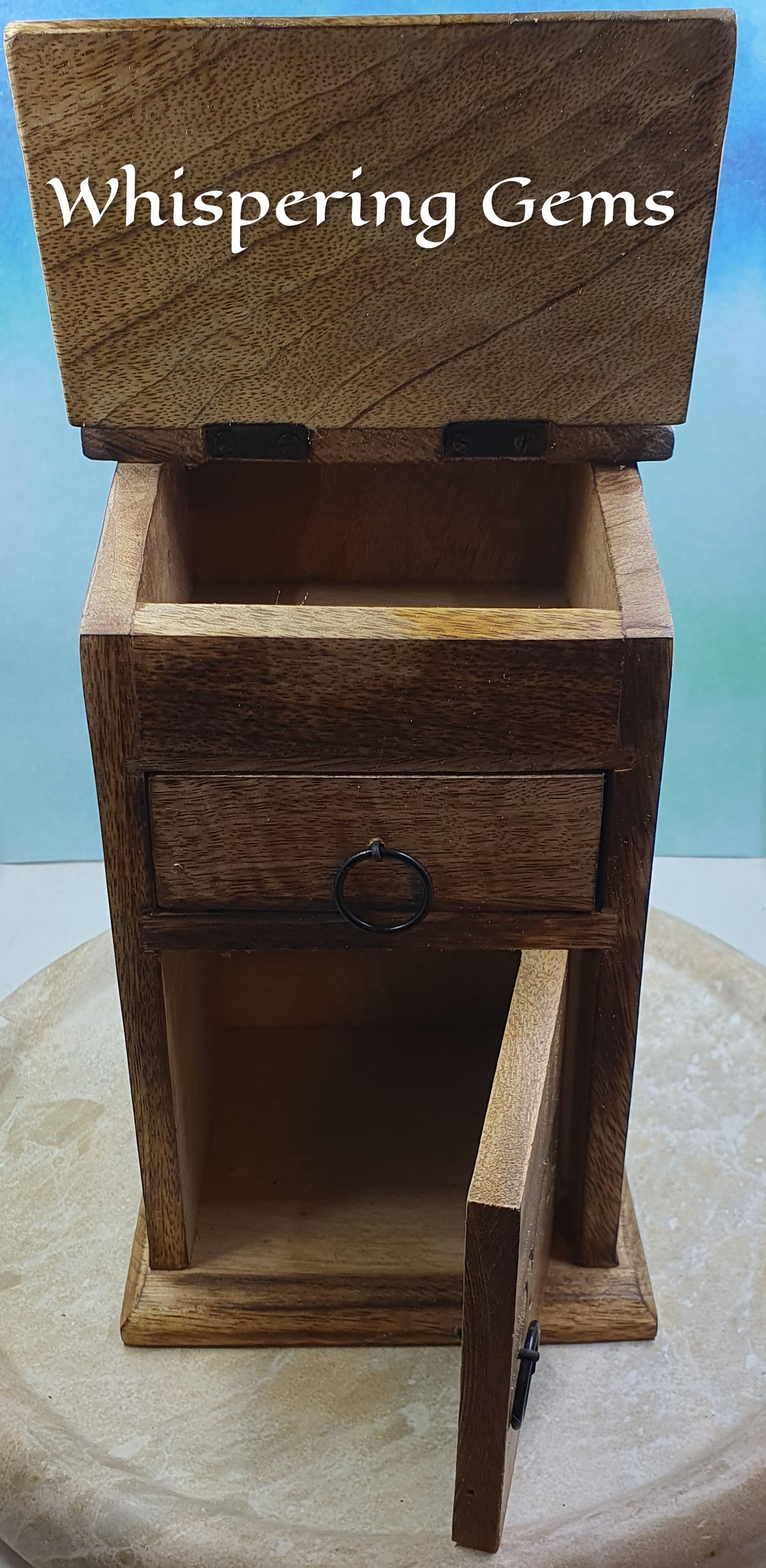 Almirah 3 Drawer Triple Moon Chest