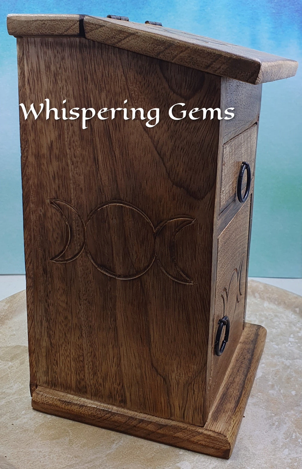 Almirah 3 Drawer Triple Moon Chest