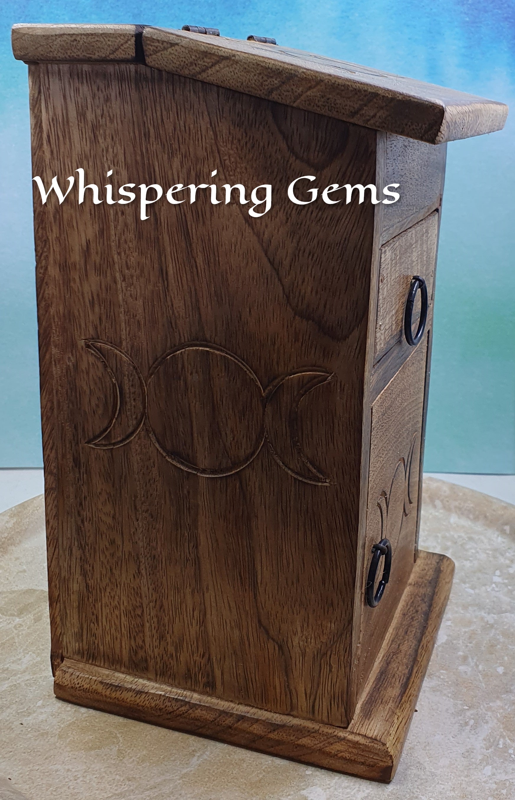 Almirah 3 Drawer Triple Moon Chest