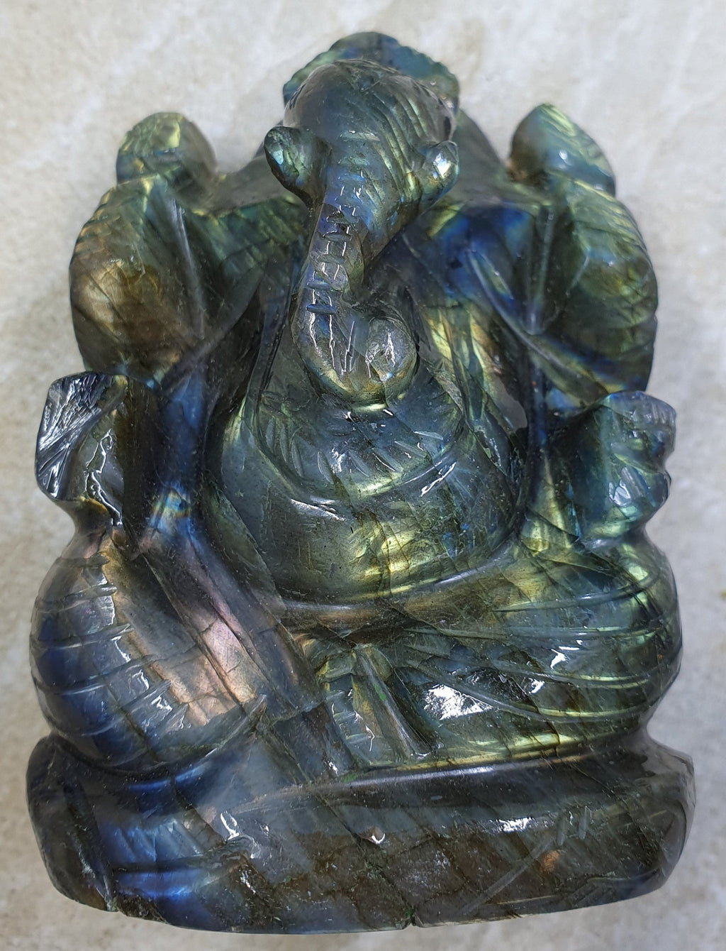 Labradorite Ganesh