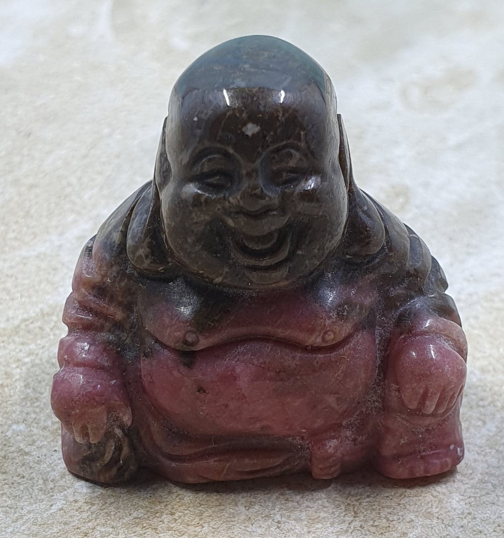 Rhodonite Buddha Carving #1