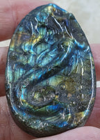 labradorite Mermaid Carving