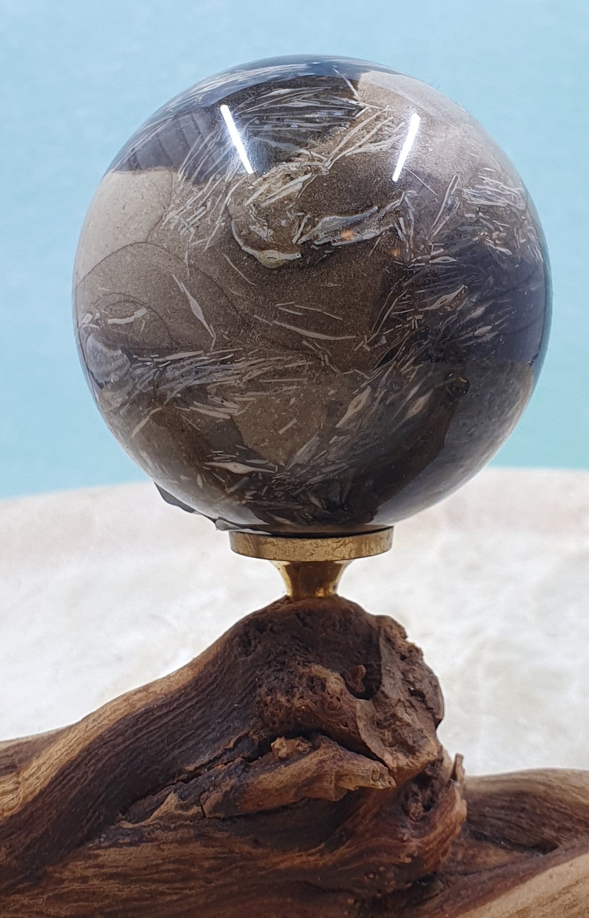 Feather Agate Sphere #2