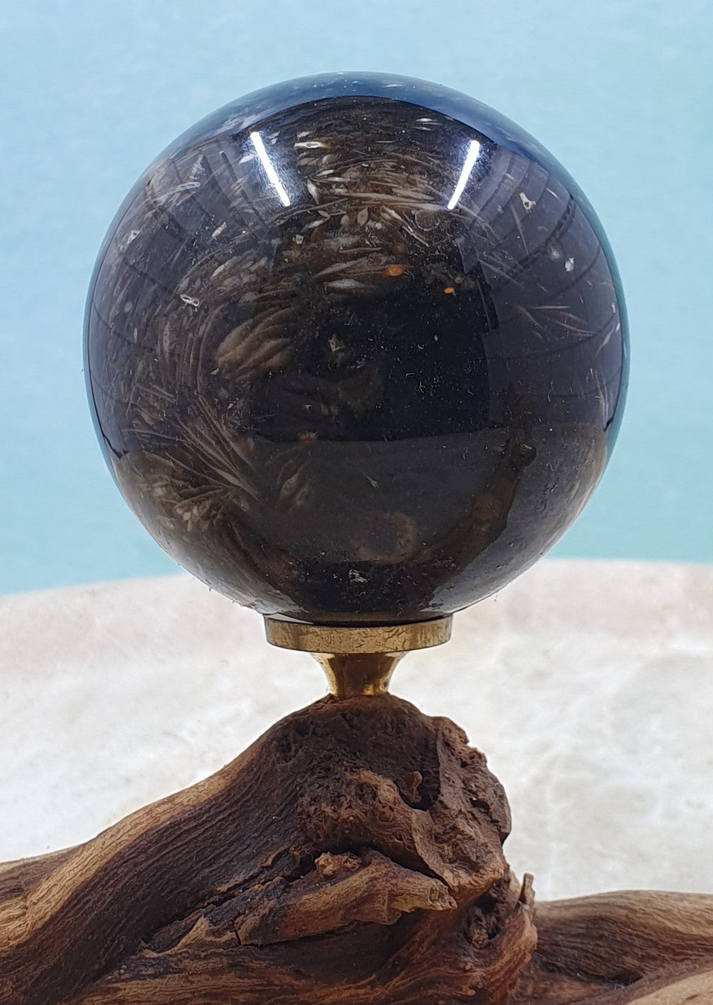 Feather Agate Sphere #3