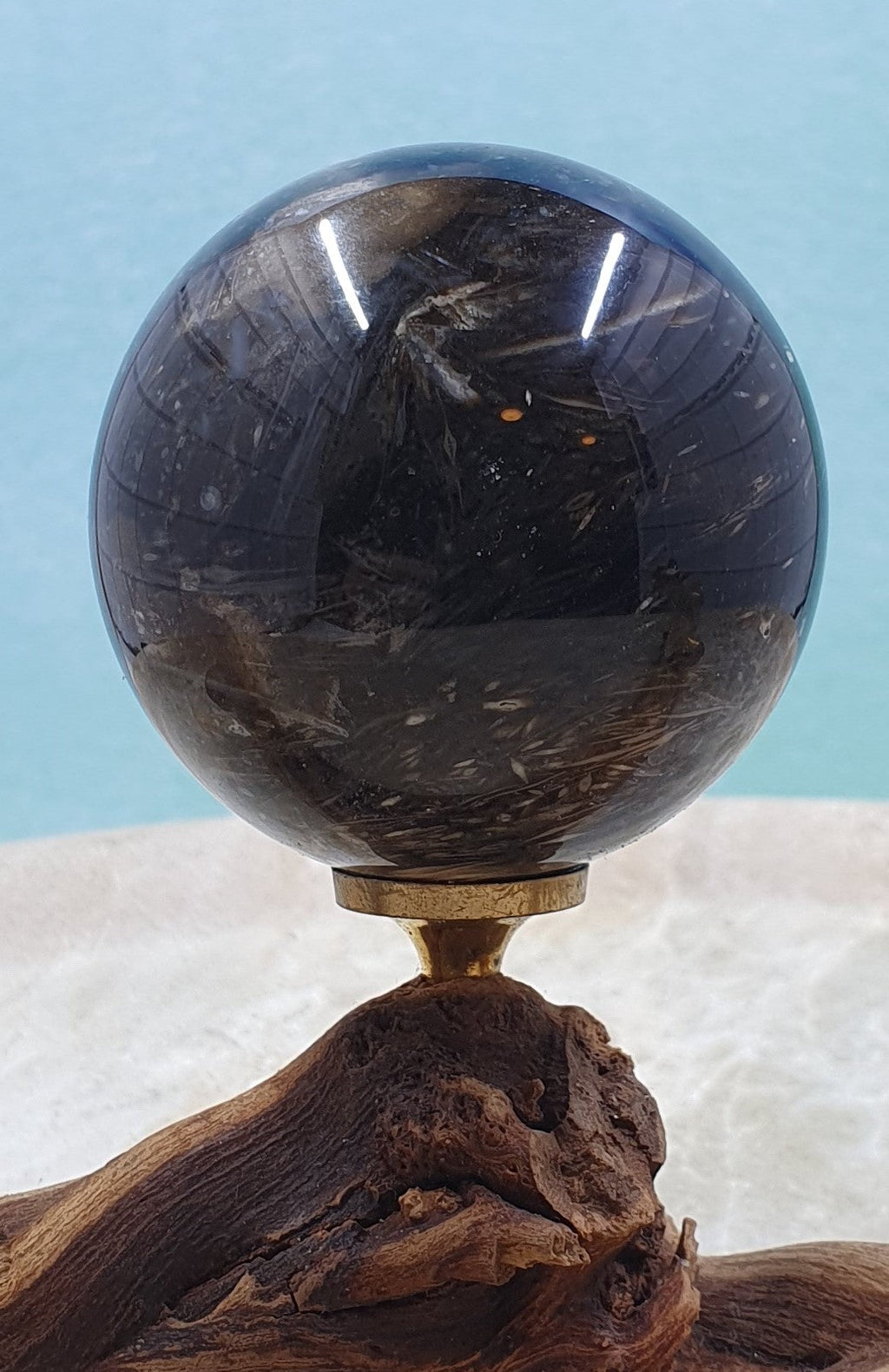 Feather Agate Sphere #3