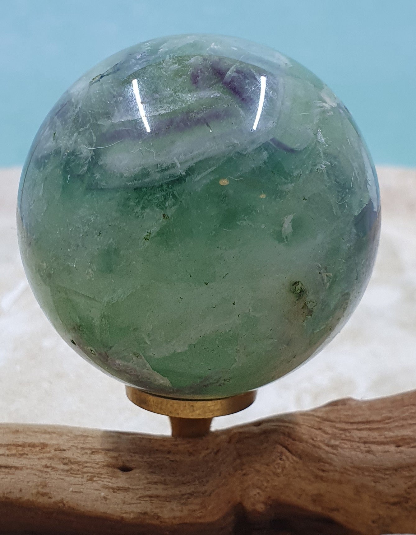 Rainbow Fluorite Sphere #4