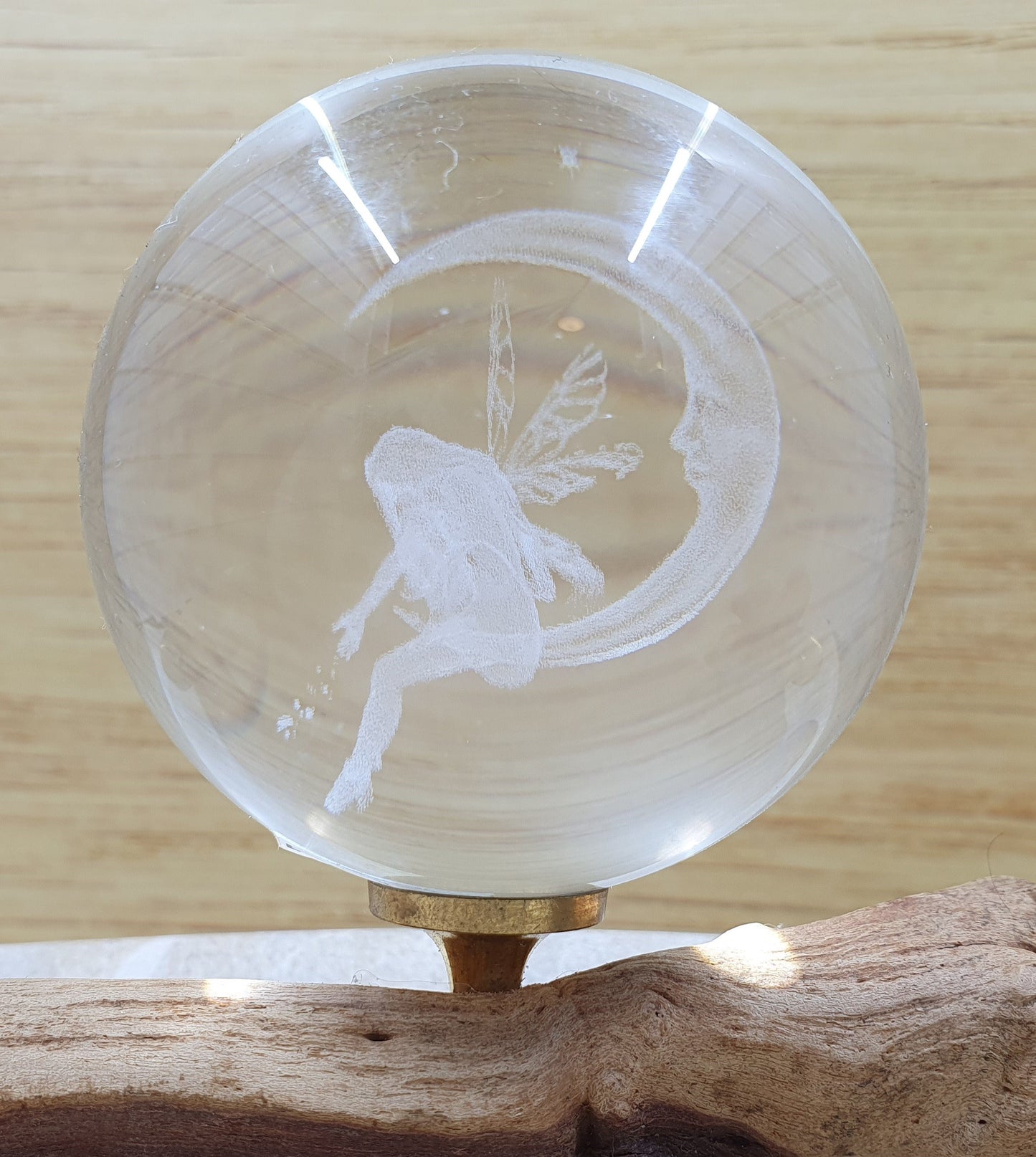 Glass Fairy on Moon Sphere #1