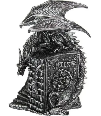 Silver Dragon on Book of Spells