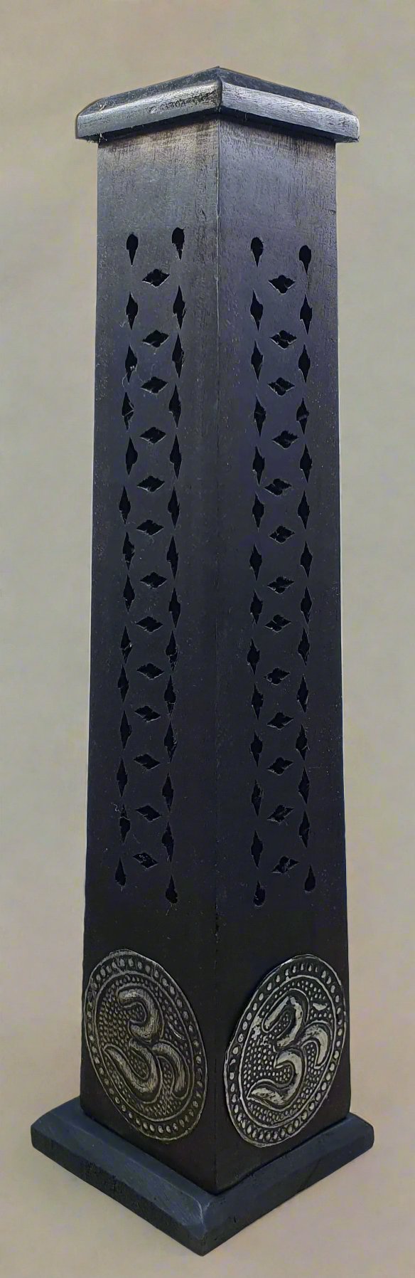 OM Inlay Incense Tower