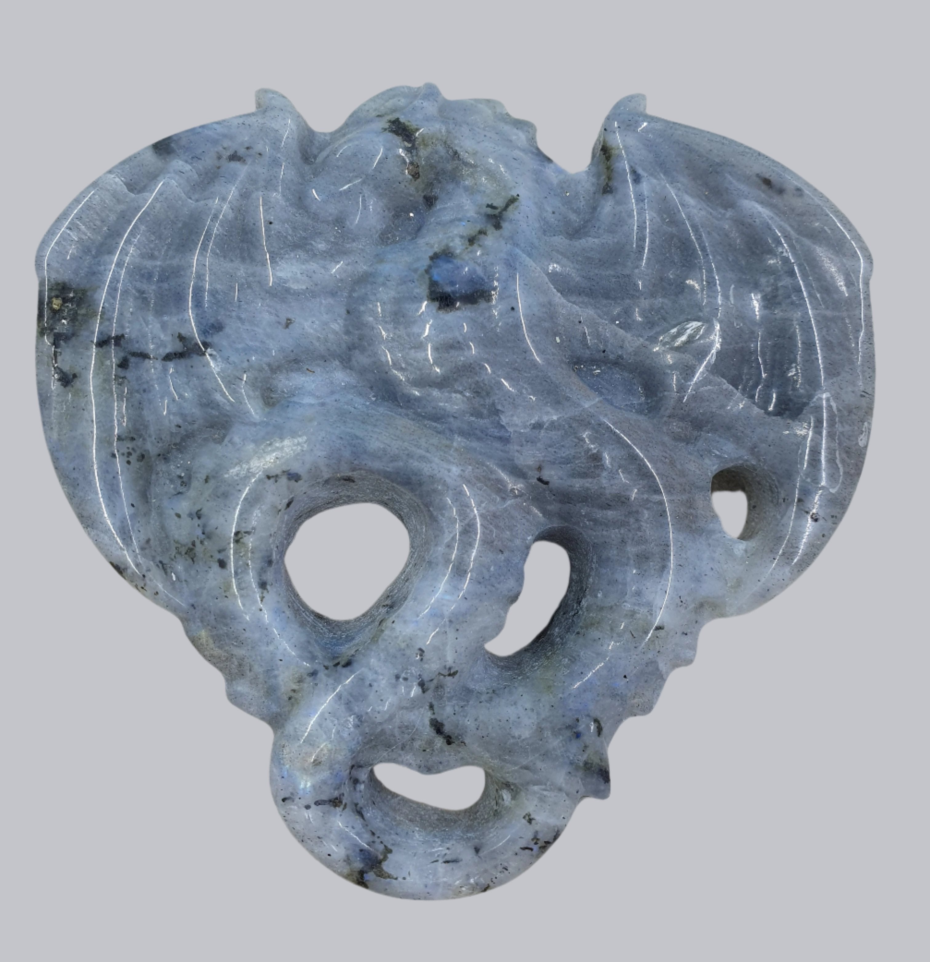 Labradorite Dragon Carving #5
