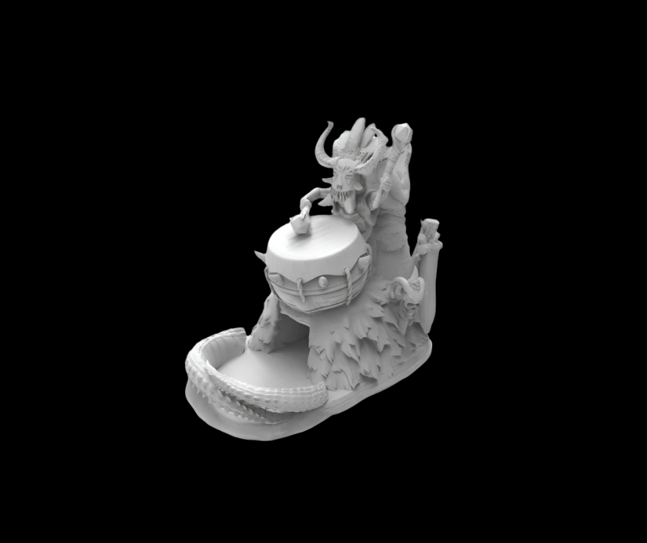 Witch Doctor Dice Tower (Grey)