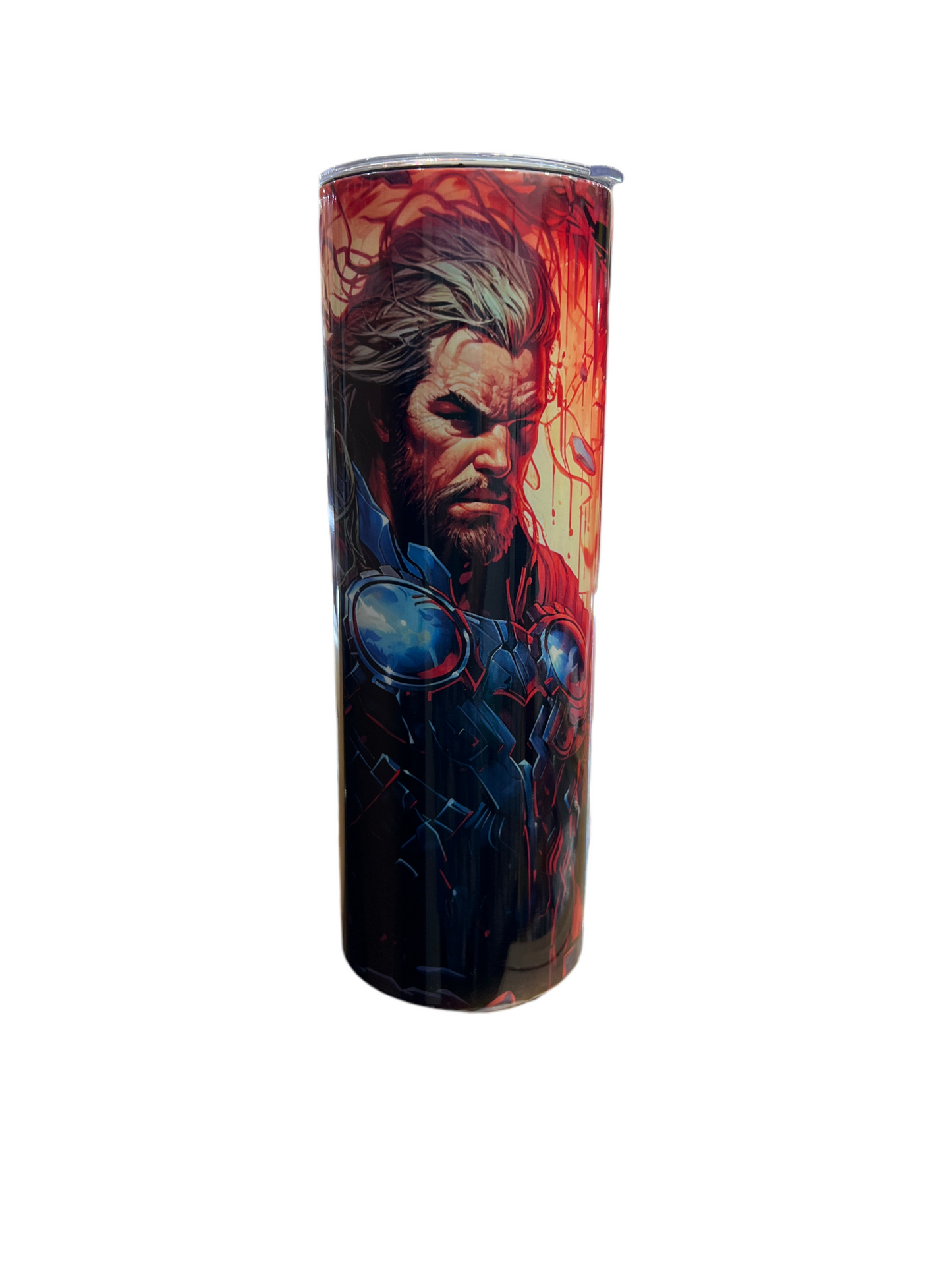 "SuperHero" Skinny Tumbler