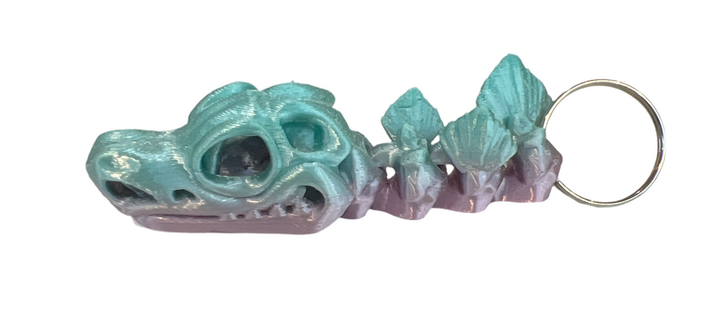 Stegosaurus Keychain