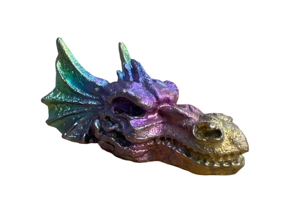 Bismuth Dragon Head Carving