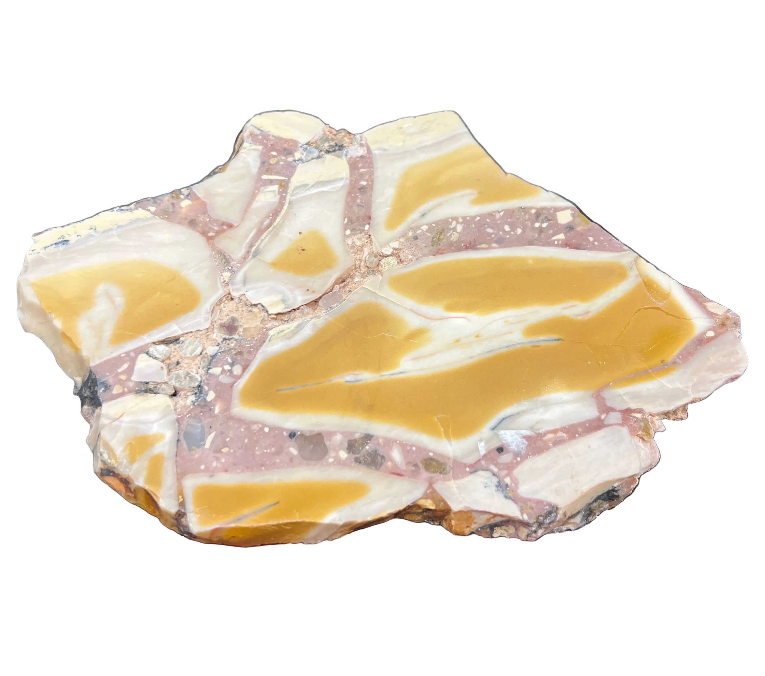 Egg & Bacon Jasper Slab