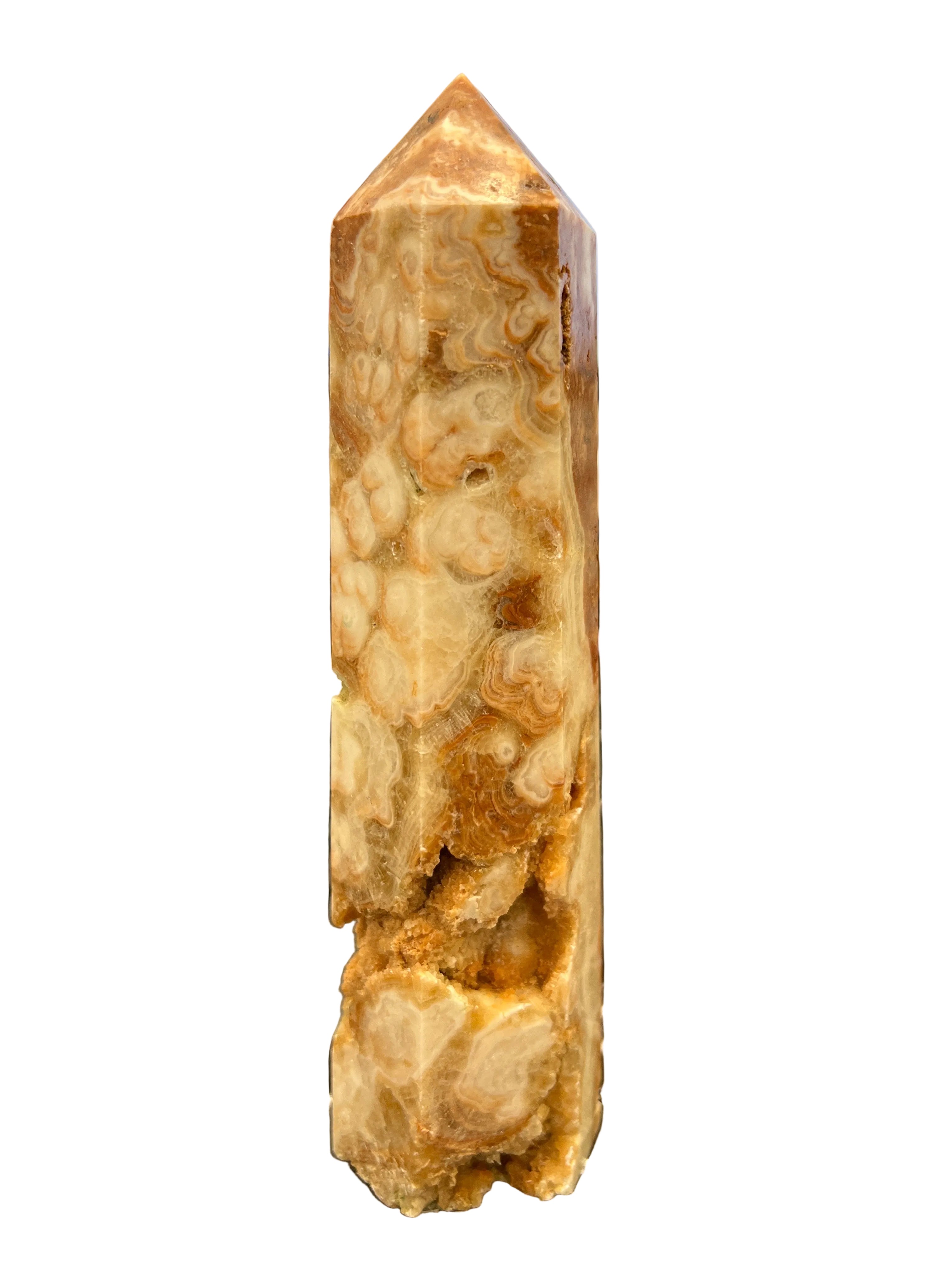Amber Calcite Tower