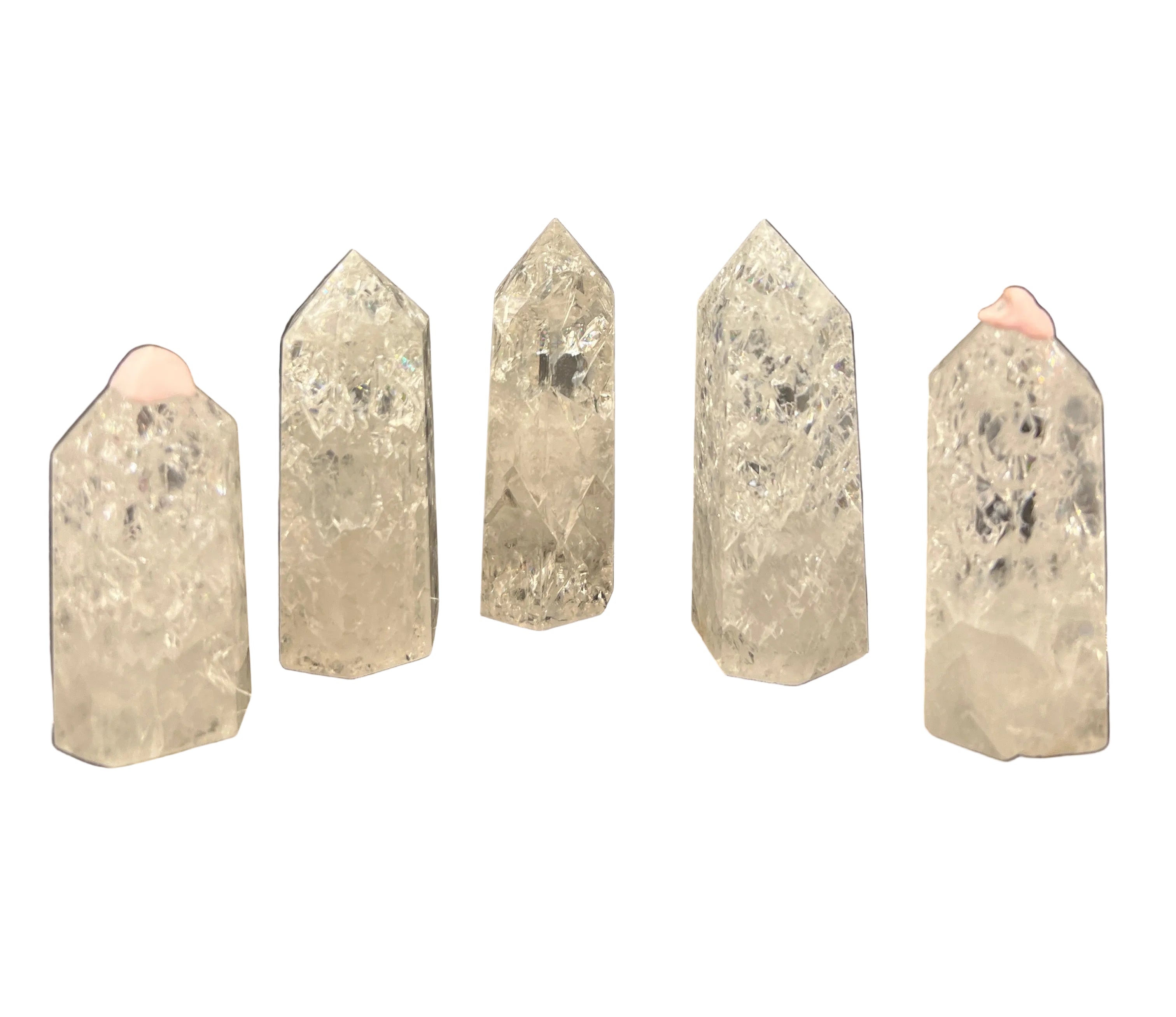 Crackle Quartz Points