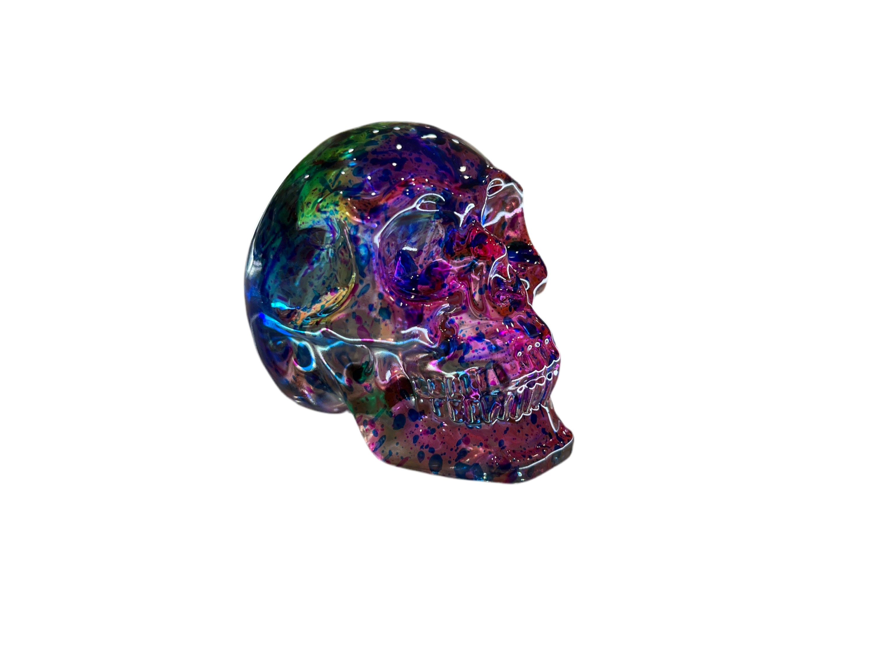 Glass Colored Skulls