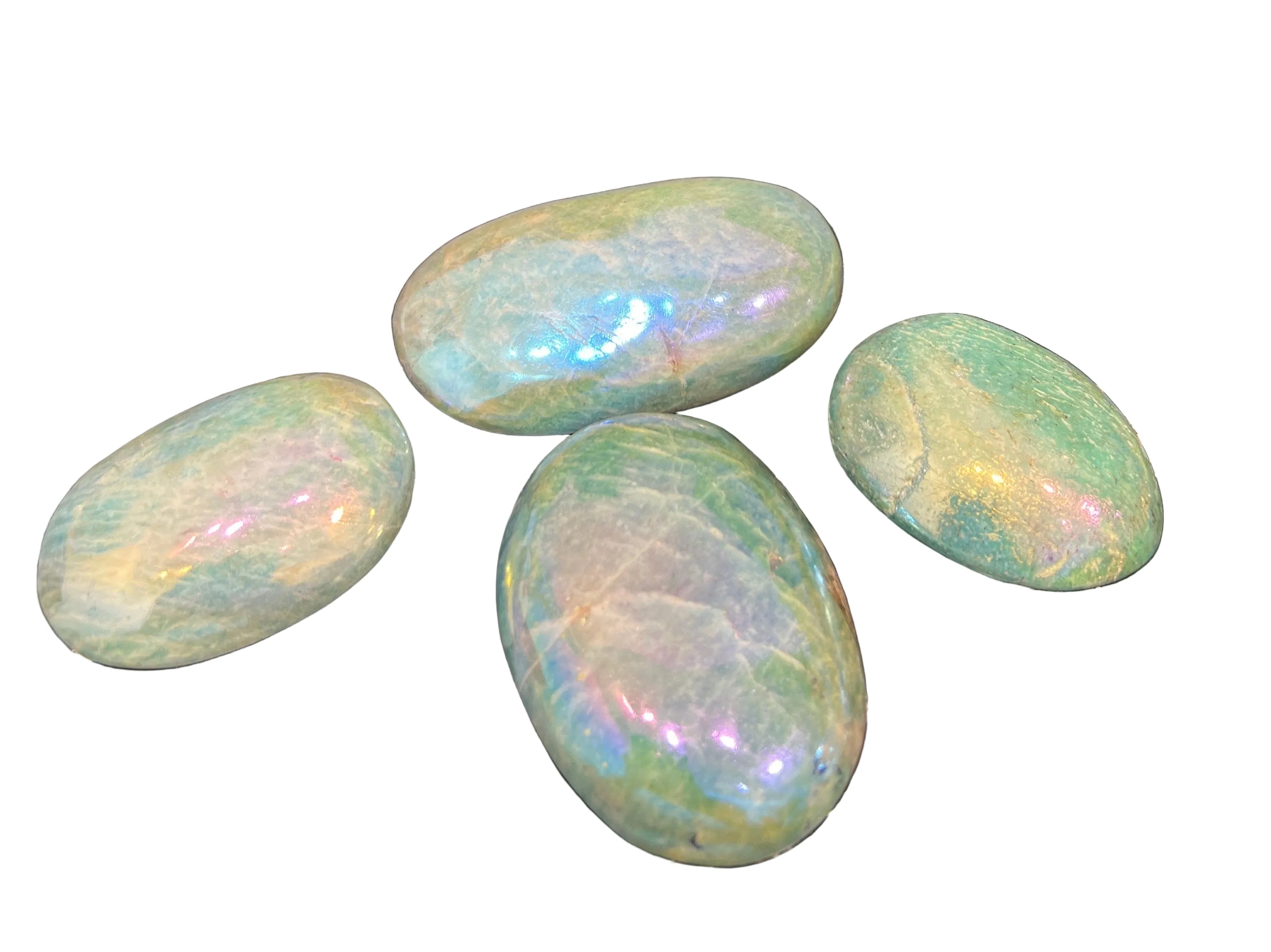 Aura Amazonite Palm Stones