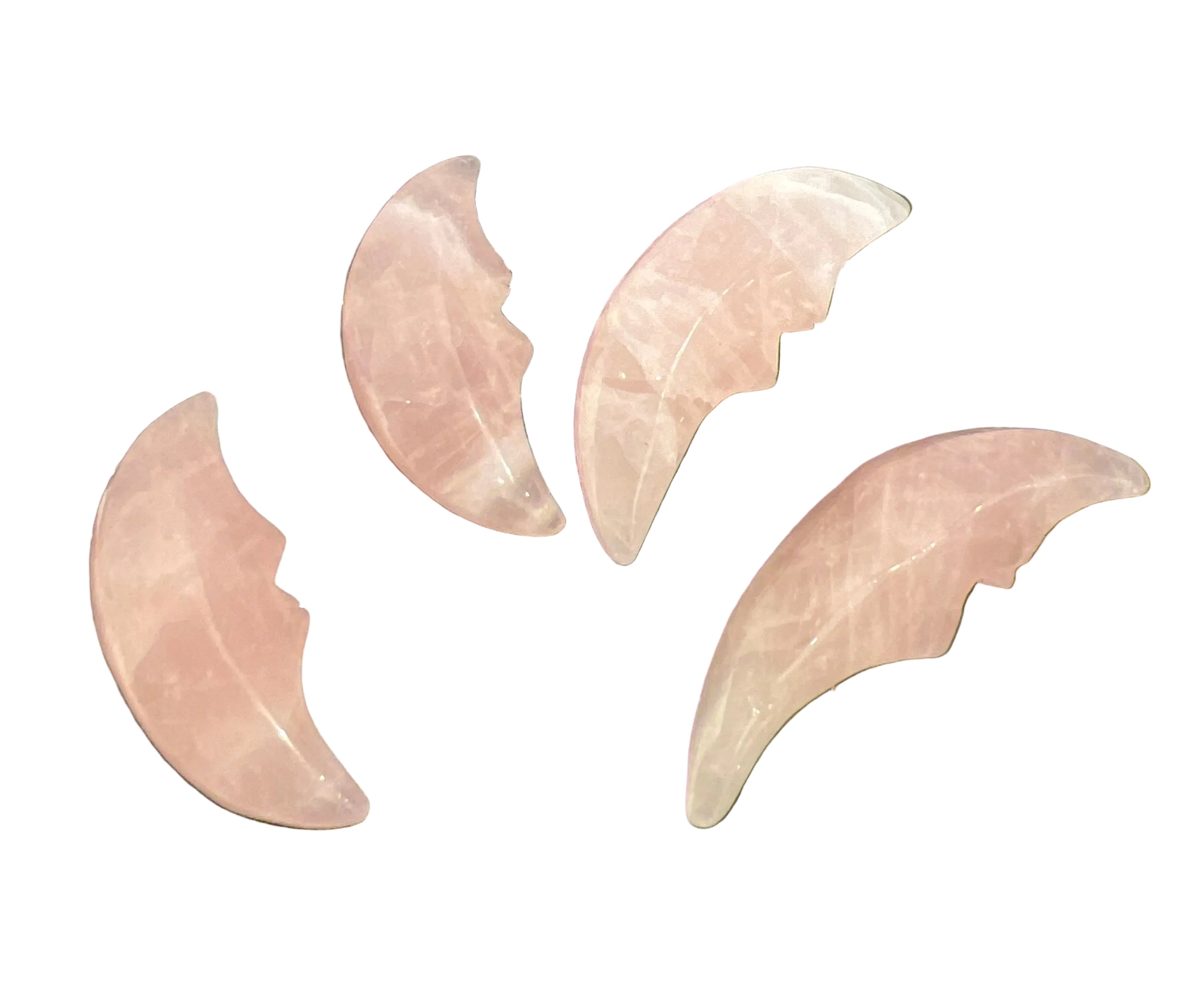 Rose Quartz Half Moon