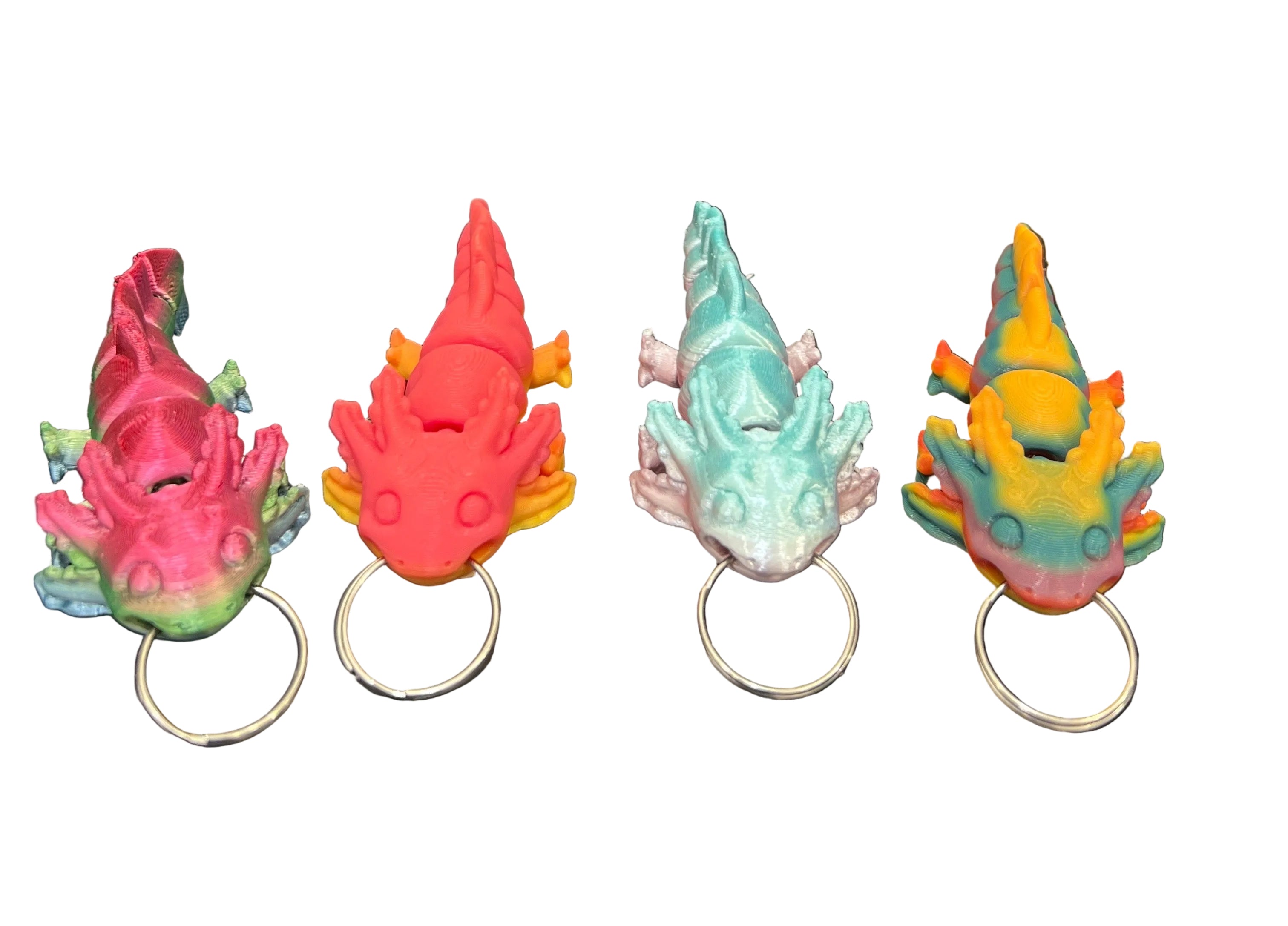 Axolotl Keychains