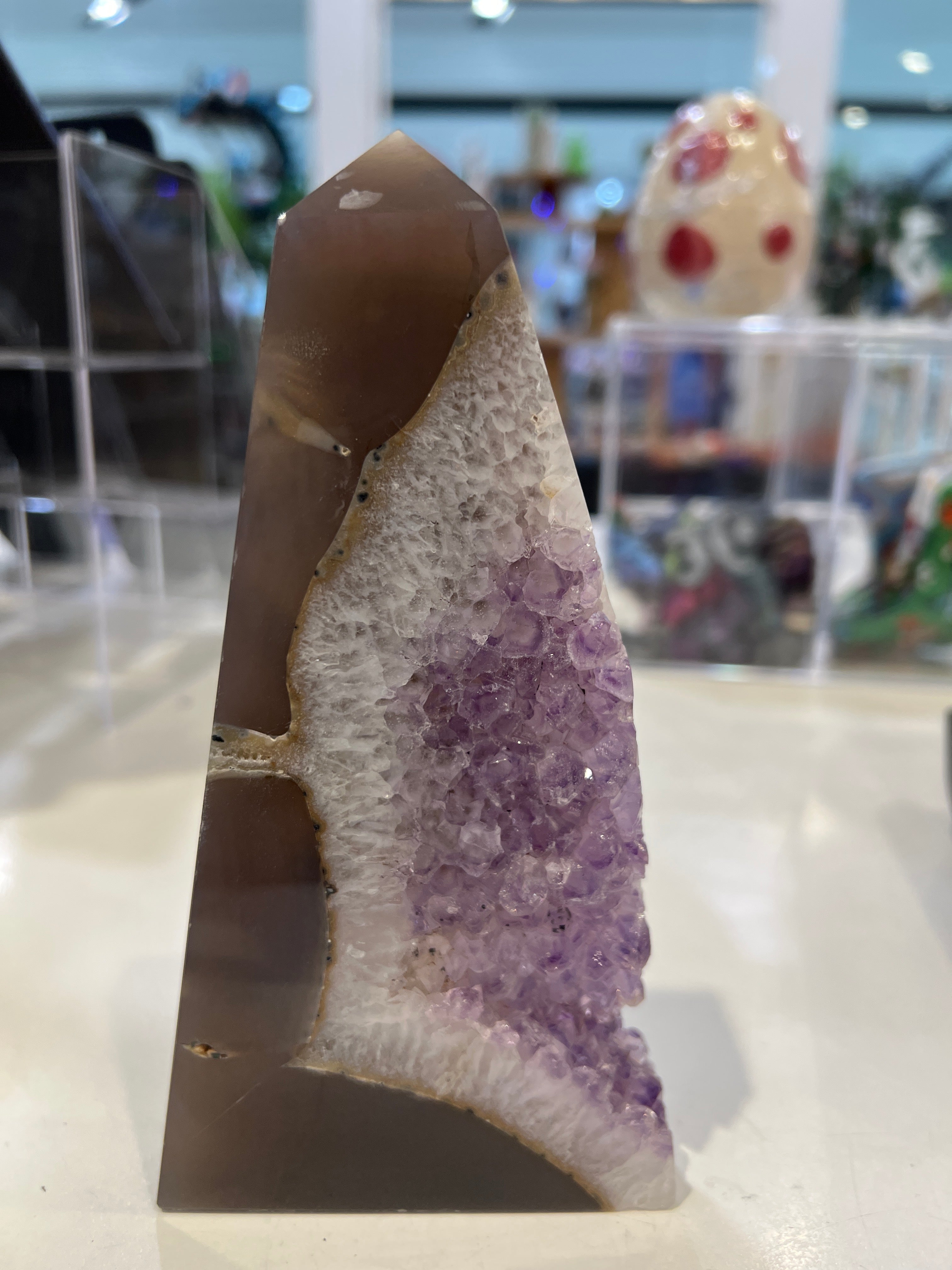 Amethyst Druzy Agate Towers