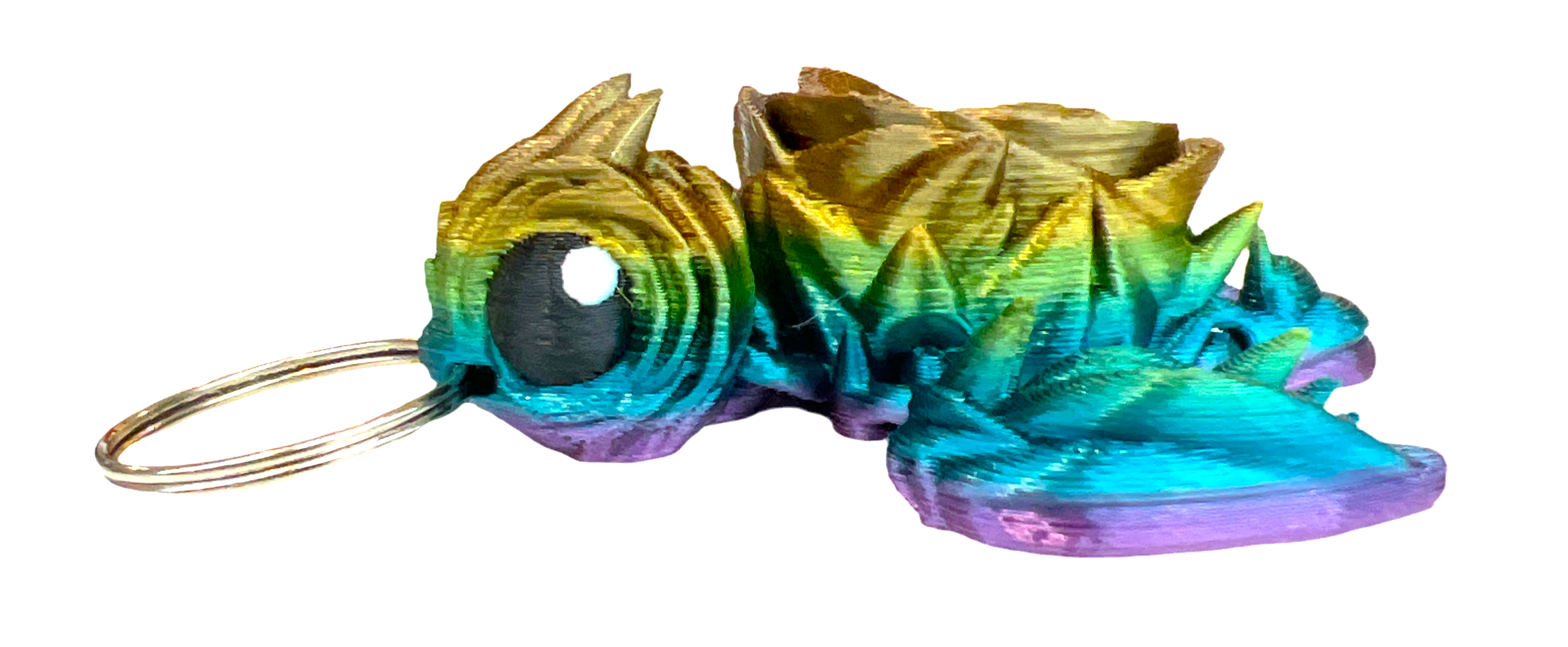 Rose Turtle Keychain