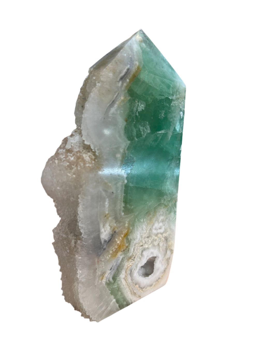 Druzy Fluorite Tower