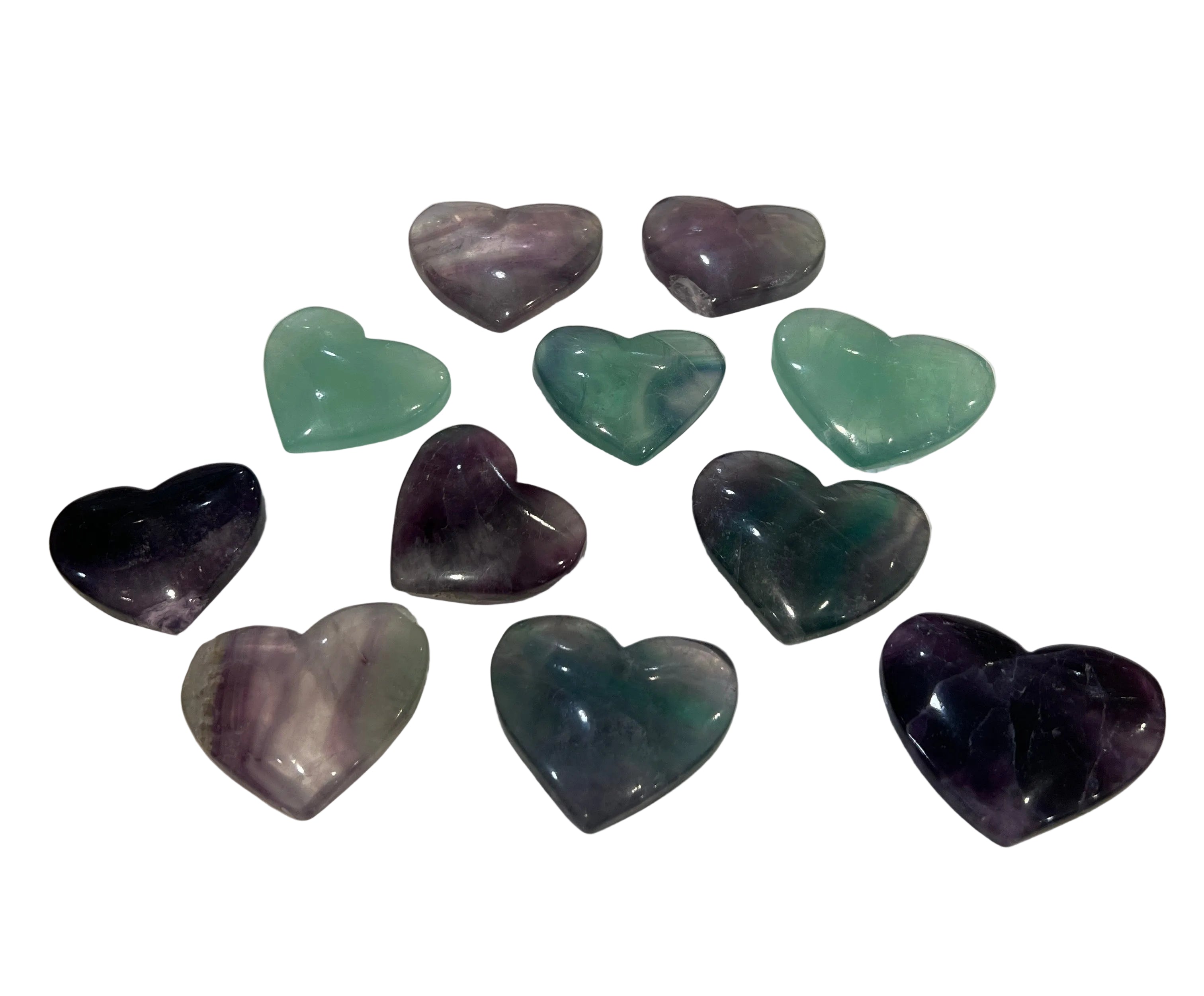 Fluorite Hearts