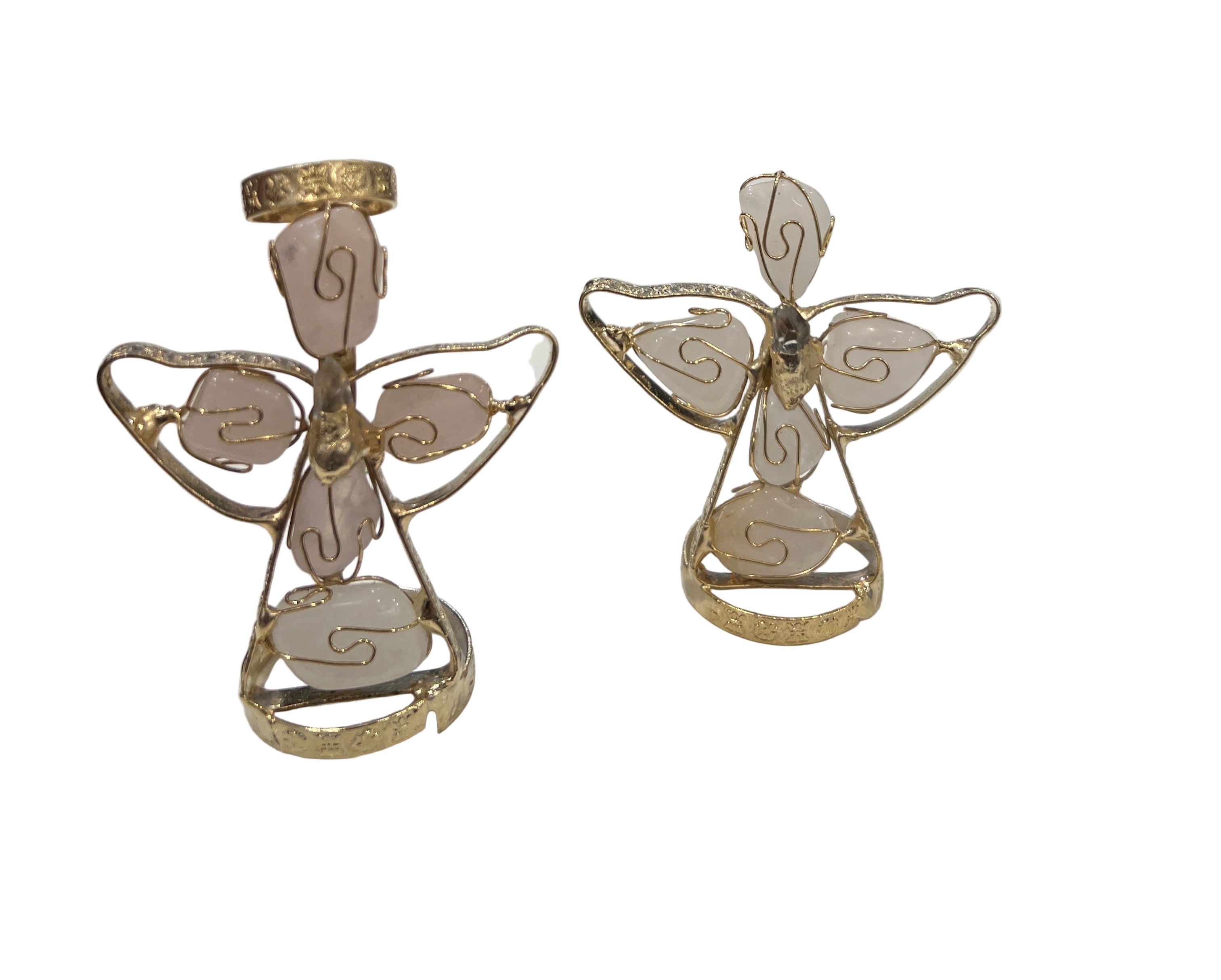 Rose Quartz Angel Figurine