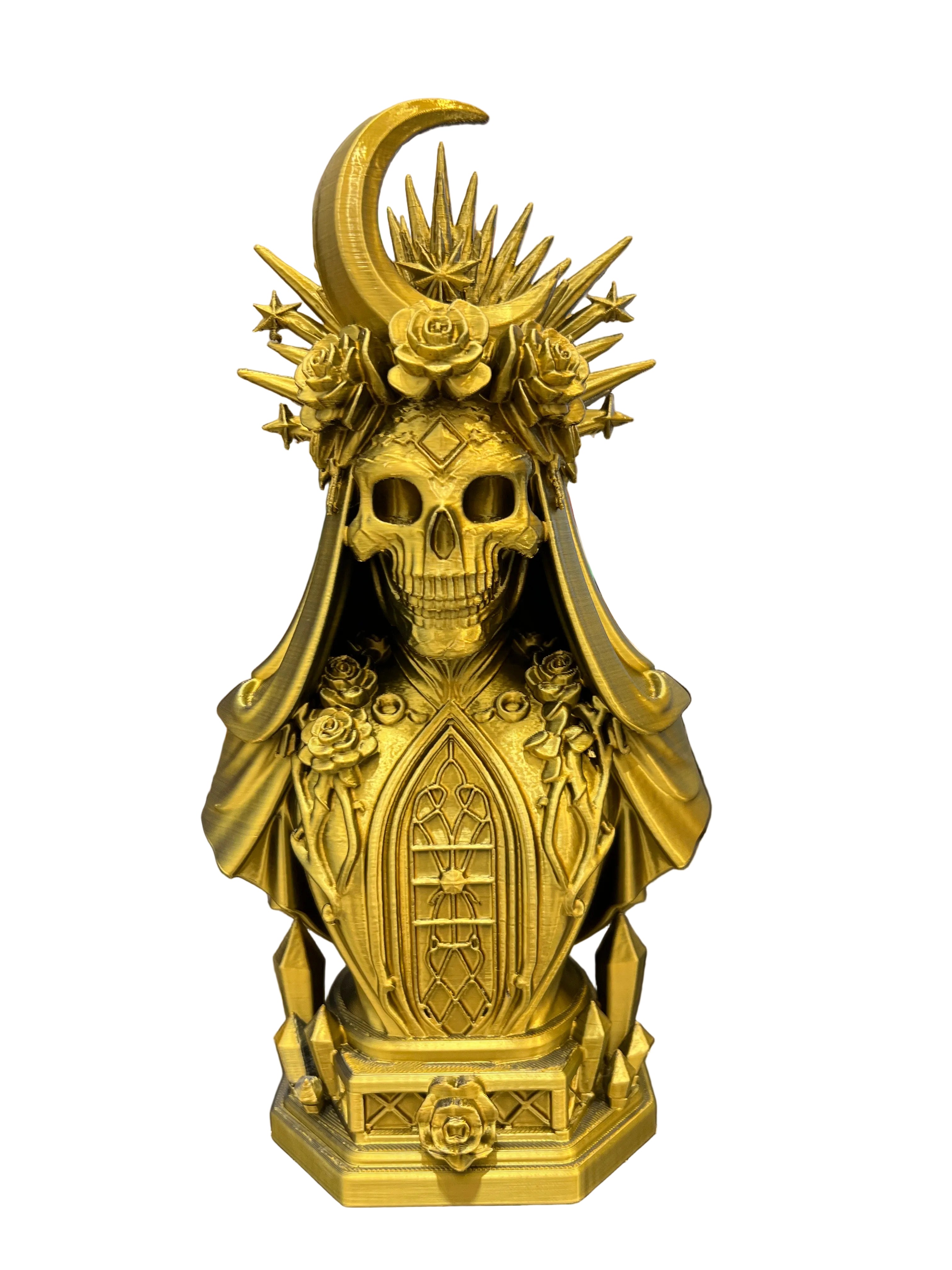 Gothic Moon Rose Skeleton Queen - Large