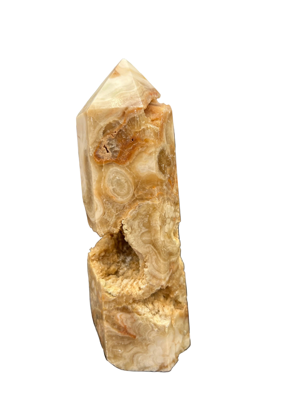 Amber Calcite Tower